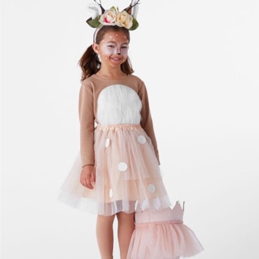 Pottery Barn Girl Deer Costume with Headband